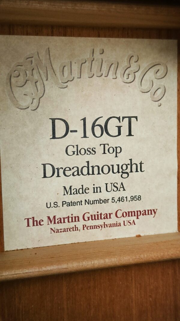 Martin D-16GT - 2006 - K&K Pickup - Bild 7
